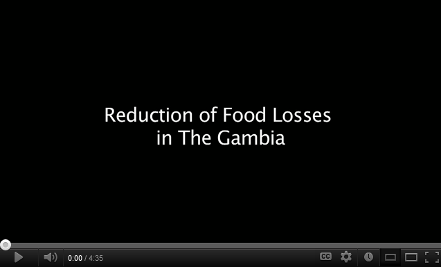 Reduction of Food Loss in the Gambia Video